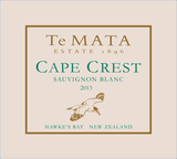 Te Mata Sauvignon Blanc Cape Crest Hawke's Bay
