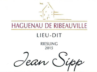 Jean Sipp Riesling Hagenau de Ribeauville Lieu-Dit 2015