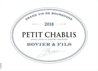 Bovier & Fils Petit Chablis 2020