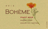 Boheme Pinot Noir English Hill Vineyard Sonoma Coast