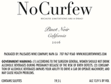 No Curfew Pinot Noir