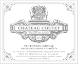 Chateau Coutet Sauternes-Barsac Barsac 1er Cru Classe 2010
