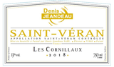 Denis Jeandeau Saint-Veran Cornillaux Blanc 2018