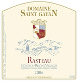 Domaine Saint Gayan Rasteau 2016
