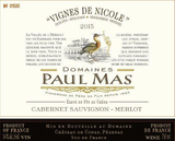Domaines Paul Mas Pays d'Oc Cabernet Sauvignon Merlot Vignes De Nicole