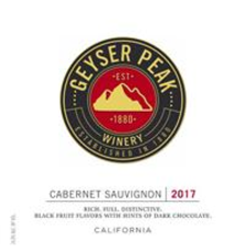 Geyser Peak Winery Cabernet Sauvignon California 2017