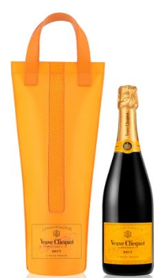 Veuve Clicquot Yellow Brut Champagne Shopping Bag