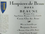 Thierry et Pascale Matrot Cuvee Clos des Avaux Hospices de Beaune 1er Cru 2013