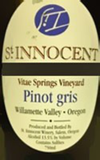 St. Innocent Willamette Valley Pinot Gris Vitae Springs Vineyard 2012