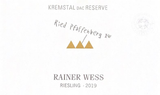 Rainer Wess Riesling Pfaffenberg