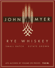 Myer Farm Distillers John Myer Rye Whiskey