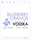 Myer Farm Distillers Blueberry-Orange Flavored Vodka