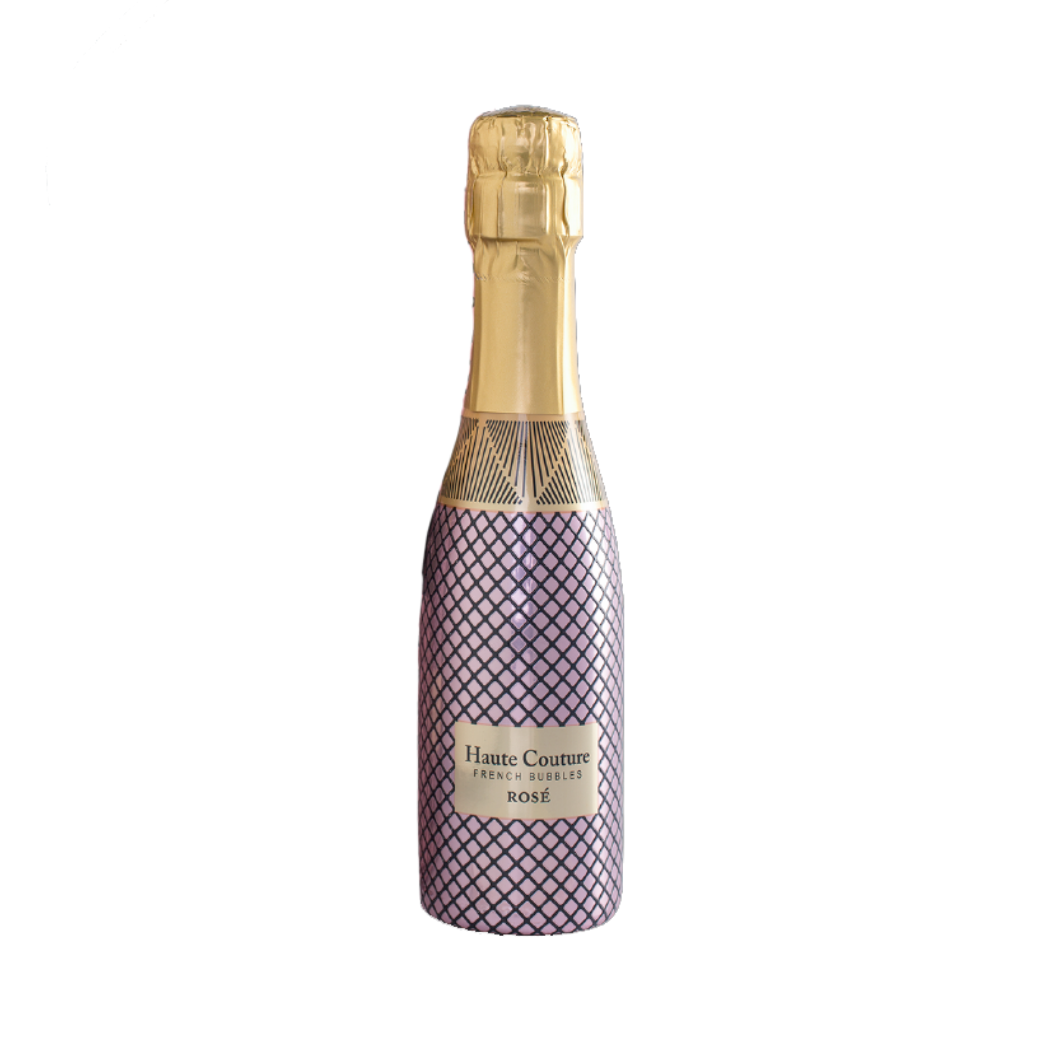 Mini Champagne Haute Couture Rose Bottle