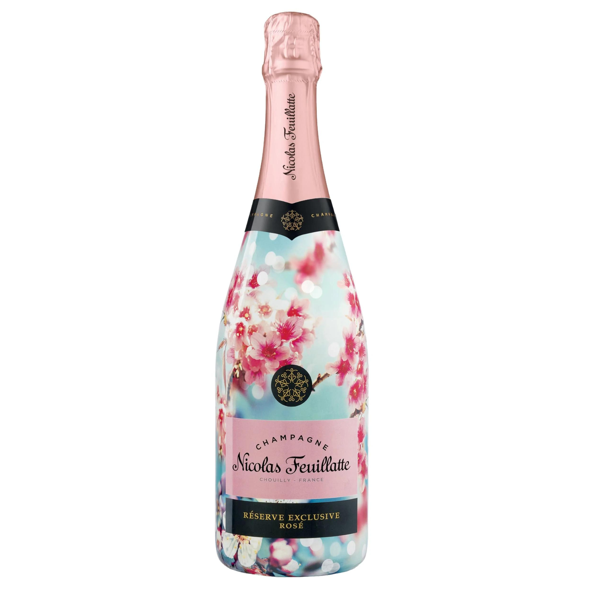 Sakura – Champagne Nicolas Rose Cellar Wine Feuillatte Reserve Exclusive Grand Brut Sleeve