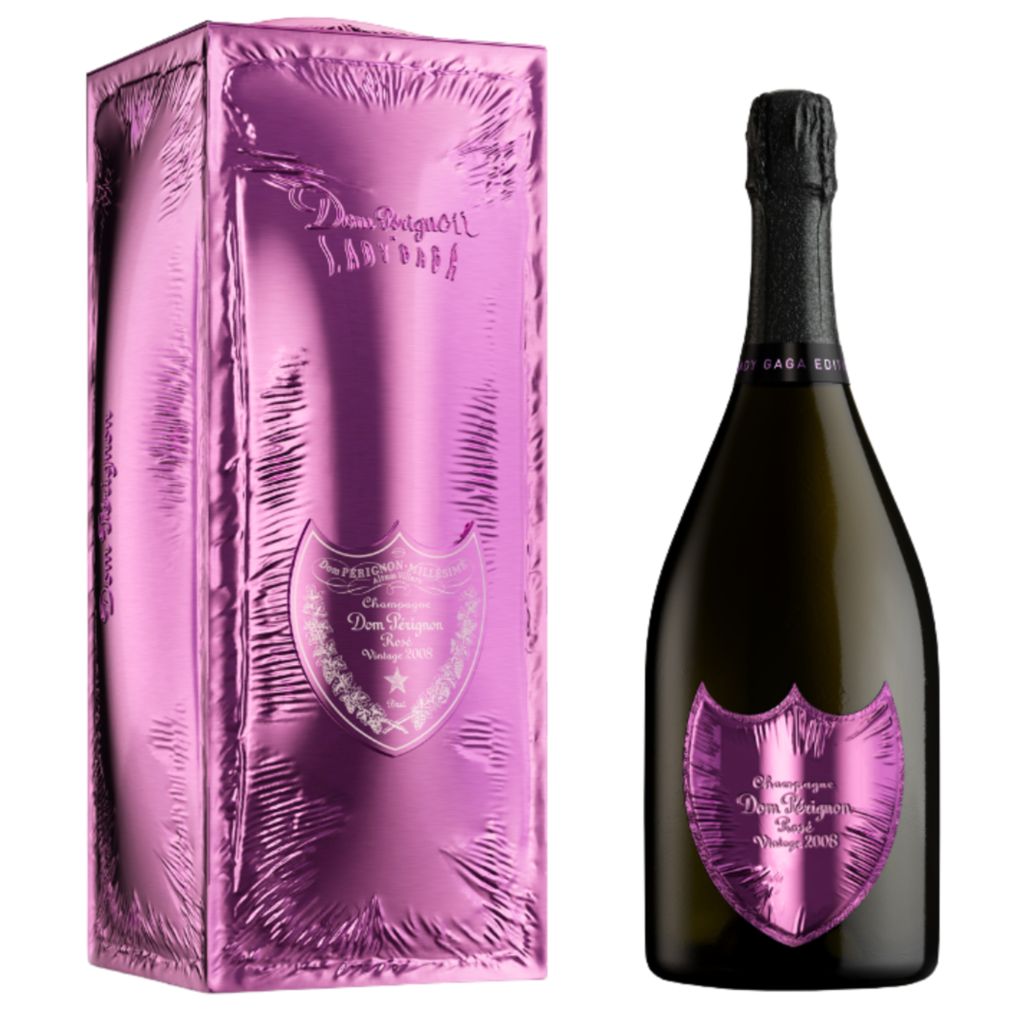 Dom Pérignon Rose Champagne Lady Gaga Limited Edition 2008