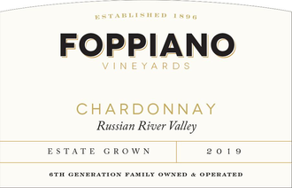 Foppiano Vineyards Chardonnay Estate Grown Russian River Valley 2020