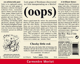 Oops Carmenere Merlot
