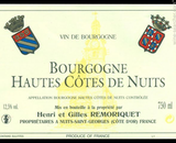 Domaine Remoriquet Bourgogne Hautes Côtes de Nuits 2020