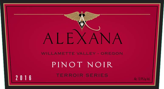 Alexana Winery Terroir Series Pinot Noir Willamette Valley