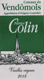Patrice Colin Coteaux du Vendomois Blanc Vieilles Vignes
