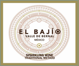El Bajio Sparkling Brut Rose Traditional Method Valle De Bernal