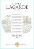 Henry Lagarde Malbec Mendoza 2018