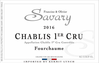 Savary Chablis 1er Cru Fourchaume
