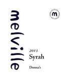 Melville Small Lot Collection Estate Syrah Donna's Sta. Rita Hills 2019