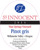 St. Innocent Pinot Gris Vitae Springs 2015