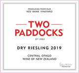 Two Paddocks Dry Riesling 2019