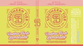 Southern Tier Distilling Company Vodka Pink Lemonade