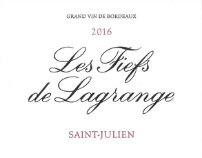 Château Lagrange Les Fiefs de Lagrange Saint-Julien 2016