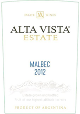Alta Vista Malbec Estate Mendoza 2020