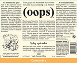 Oops Carmenere
