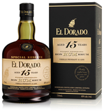 El Dorado Rum 15 Year Old Special Reserve Finest Demerara Rum · 750 mL gift pack נ6 with 2 glasses