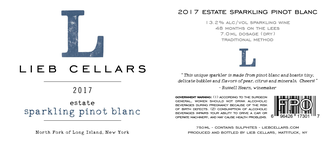 Lieb Cellars Sparkling Pinot Blanc Estate