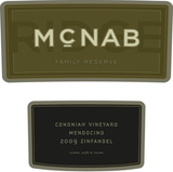 McNab Ridge Winery Family Reserve Zinfandel Cononiah Vineyard Mendocino