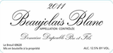 Domaine Dupeuble Beaujolais Blanc 2019