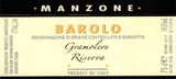 Giovanni Manzone Barolo Gramolere Riserva