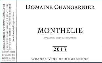 Domaine Changarnier Monthelie Rouge