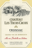 Château Les Trois Croix Fronsac 2016