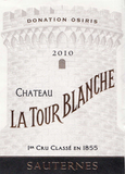 Chateau la Tour Blanche Sauternes 1er Cru Classe 1996