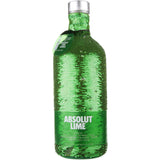 Absolut Lime Flavored Vodka  Green Sequin Bottle