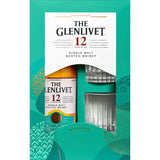 The Glenlivet Single Malt Scotch 12 Years  With Glasses