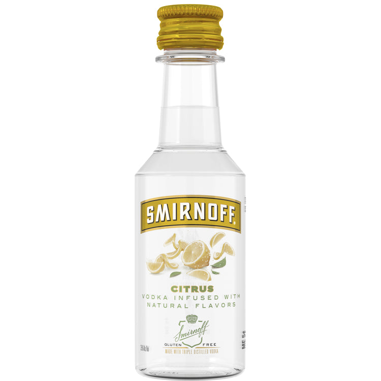 Miniature Smirnoff Citrus Flavored Vodka