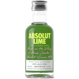 Miniature Absolut Lime Flavored Vodka