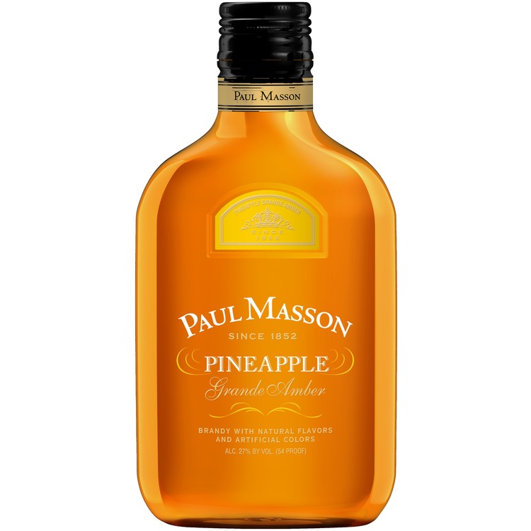 Paul Masson Pineapple Flavored Brandy Grande Amber 54