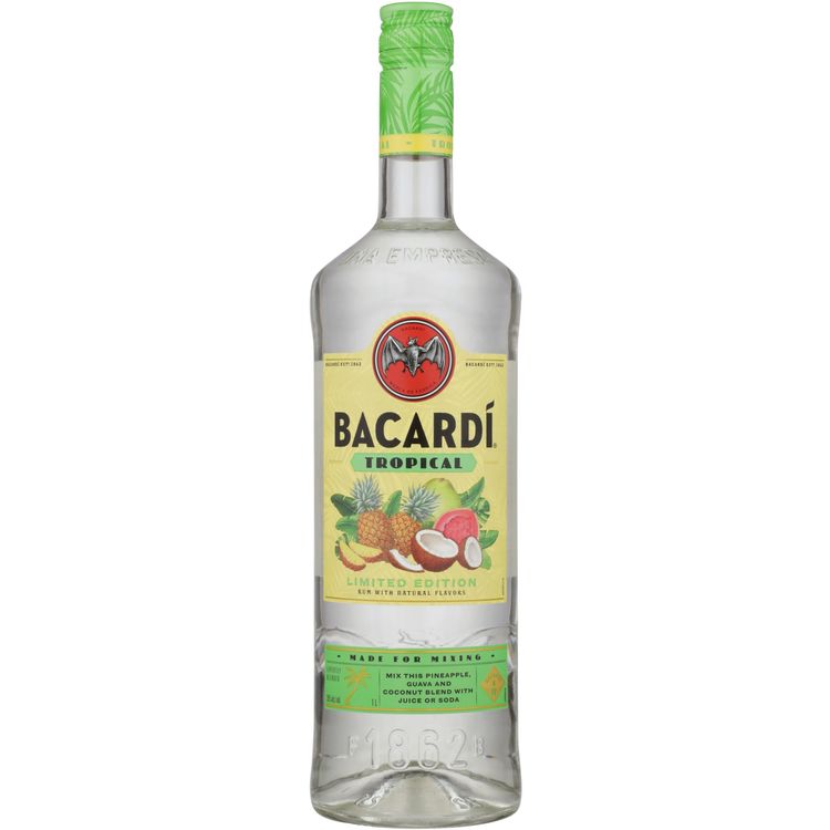 Miniature Bacardi Tropical Flavored Rum Limited Edition