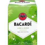 Bacardi Lime & Soda Real Rum Cocktail 11.8