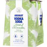 Absolut Vodka Soda Lime & Cucumber Sparkling Cocktail
